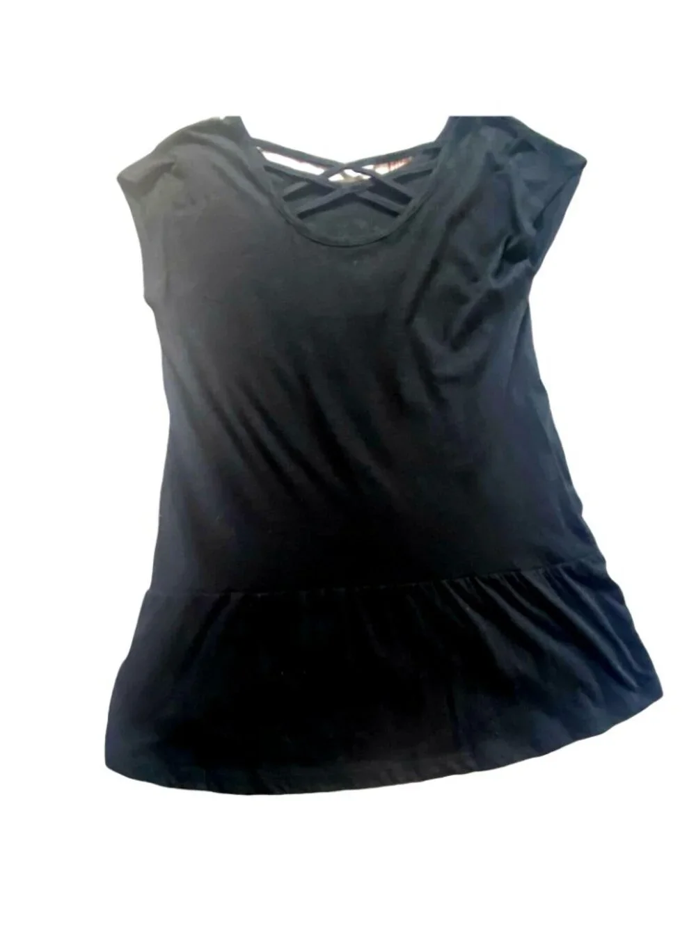 Epic Threads Girls Short Sleeve 'Squad Goals' Shirt-Black-Size XL-NWT